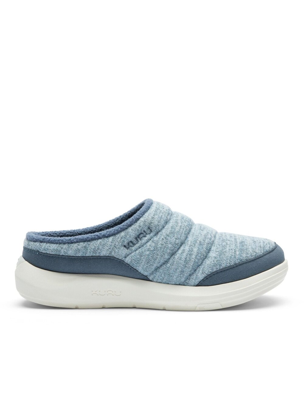 KURU Footwear Women's DRAFT 2 MineralBlue-PearlWhite Slipper Sizes 6W-11W